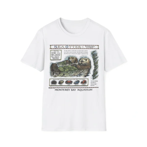 Monterey Bay Aquarium Otter Shirt – Vintage Wildlife Graphic Tee