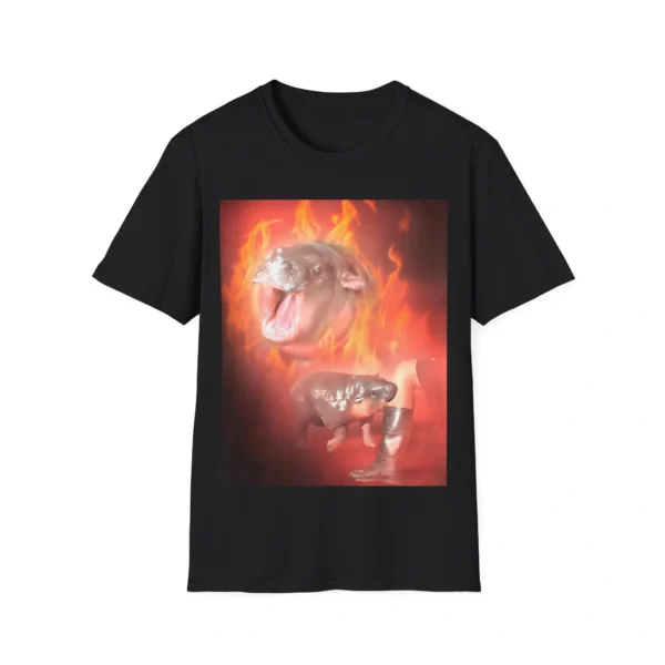 Moo Deng Hippo Shirt – Funny Baby Hippo Meme Graphic Tee
