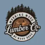 Morning Wood Lumber Company Tee – Funny Dad Joke Graphic Shirt