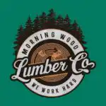 Morning Wood Lumber Company Tee – Funny Dad Joke Graphic Shirt