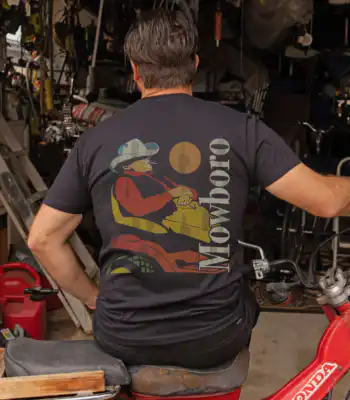 Mowboro T Shirt – Soft Cotton Vintage Style Graphic Tee