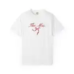 Mrs. Bow Shirt – Elegant Bridal Tee for Newlyweds & Engagements