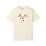 Mrs. Bow Shirt – Elegant Bridal Tee for Newlyweds & Engagements