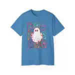 Neon Ghost Halloween Shirt – Fun Retro Drippy BOO Design