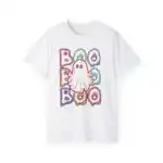 Neon Ghost Halloween Shirt – Fun Retro Drippy BOO Design