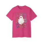 Neon Ghost Halloween Shirt – Fun Retro Drippy BOO Design