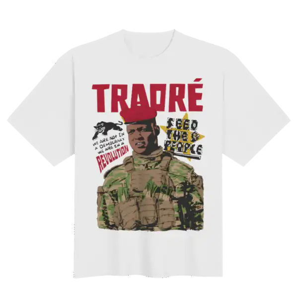 New Revolution Ibrahim Traoré Shirt – Bold Graphic Tee for Change