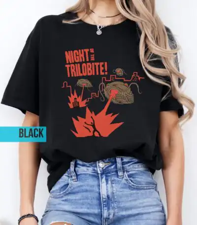 Night of the Trilobite Vintage Shirt – Prehistoric Fossil Tee
