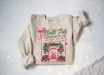 North Pole Book Club Sweatshirt – Cozy Book Worm Christmas Tee