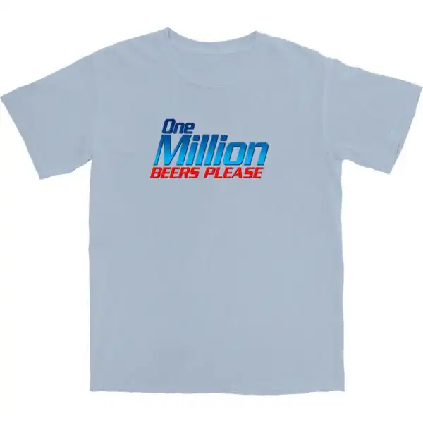One Million Beers T Shirt – Soft Cotton Graphic Tee for Fun Lovers
