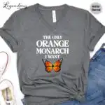 Orange Monarch Butterfly VNeck Shirt – Anti-Trump Equal Rights Tee
