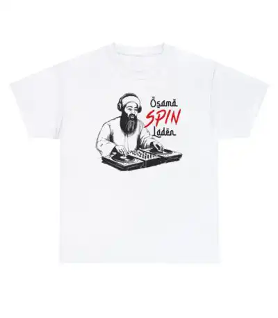 Osama Spin Laden Graphic Tee – Bold Casual Style Shirt