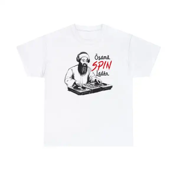 Osama Spin Laden Graphic Tee – Bold Casual Style Shirt