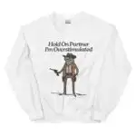 Overstimulated Frog Sweatshirt – Funny Meme Pullover for Introverts