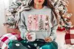 Pink Nutcracker Christmas Sweatshirt – Cute Holiday Ballet Top
