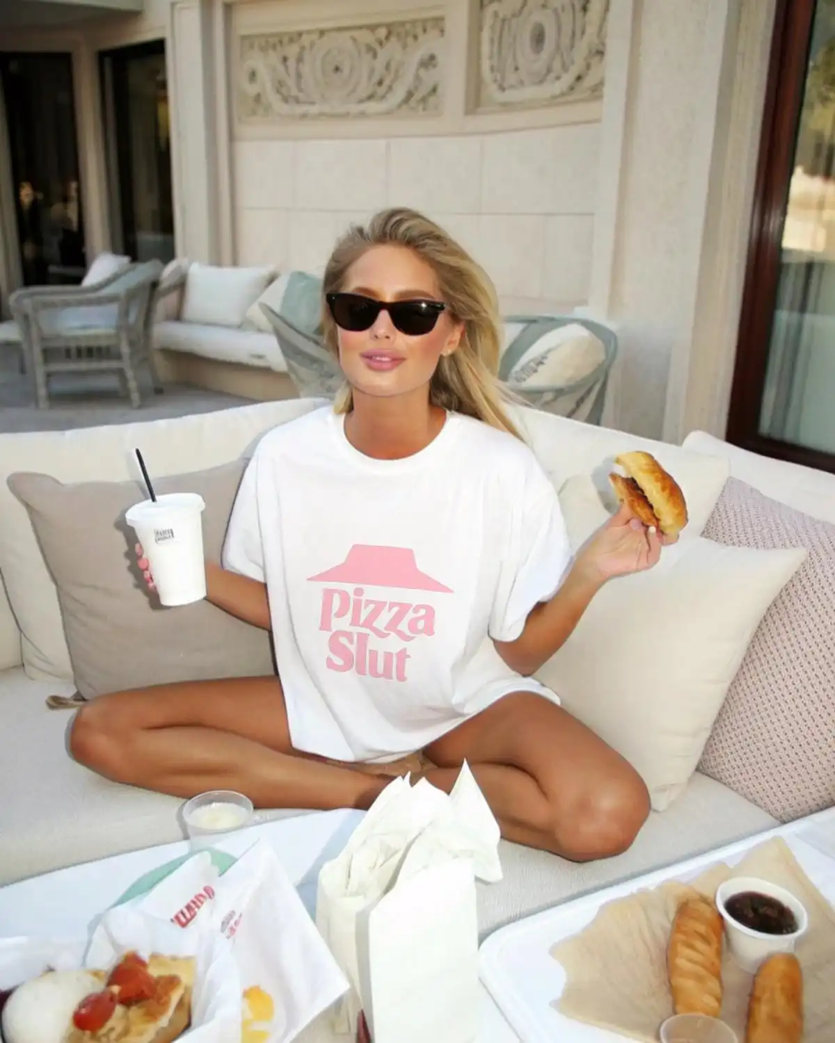 Pizza Slut T-shirt - Funny Graphic Tee for Foodies & Friends Pizza Slut T-shirt - Funny Graphic Tee for Foodies & Friends