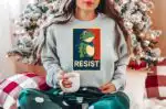 Portland Frog Resist Protest Tee – Anti-ICE Graphic Sweatshirt
