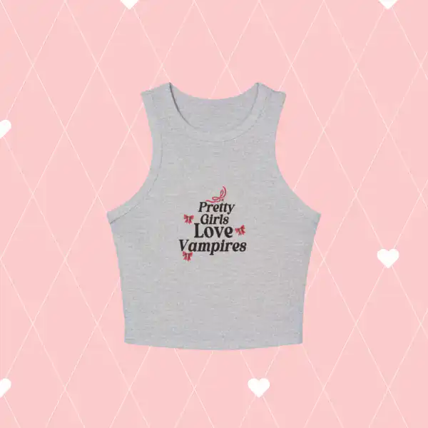 Pretty Girls Love Vamps Tank Top – Stylish Summer Graphic Tee