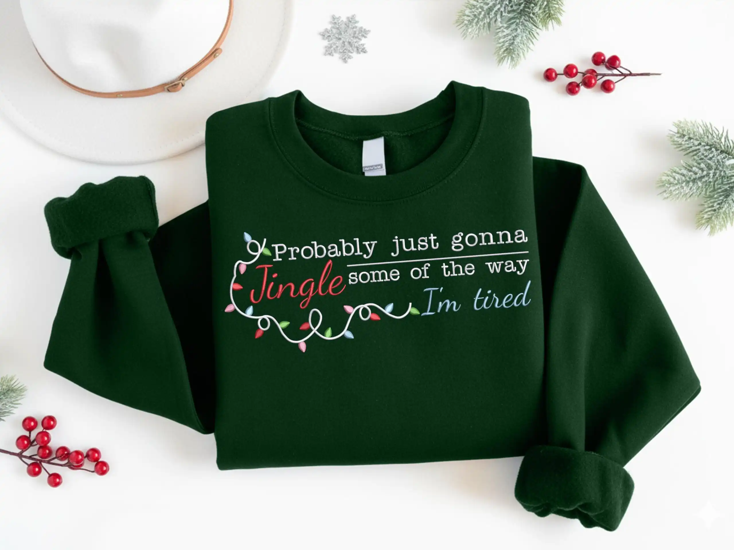 Probably Just Gonna Jingle Sweatshirt – Funny Christmas Gift for Her Probably Just Gonna Jingle Sweatshirt – Funny Christmas Gift for Her