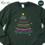 Protect Democracy Christmas Tree Sweatshirt – Cozy Social Justice Apparel
