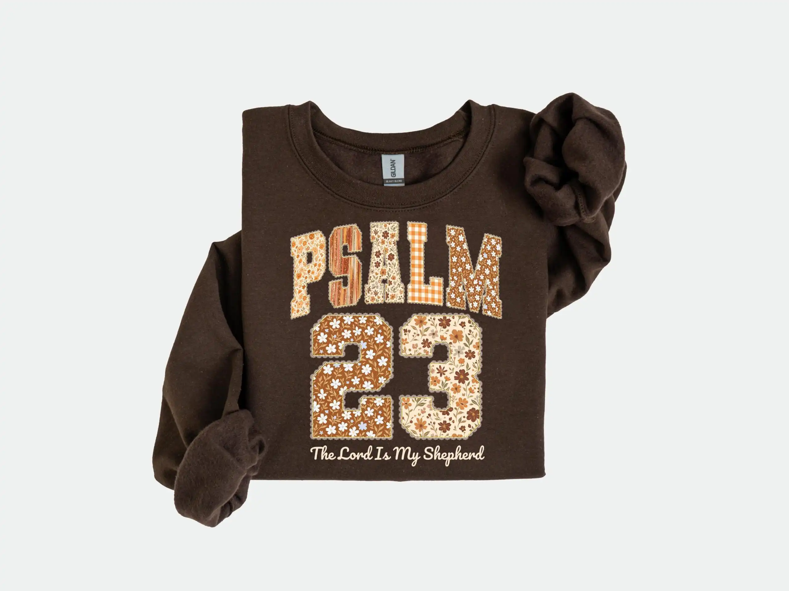 Psalm 23 Sweatshirt – The Lord Is My Shepherd Long Sleeve Tee Psalm 23 Sweatshirt – The Lord Is My Shepherd Long Sleeve Tee