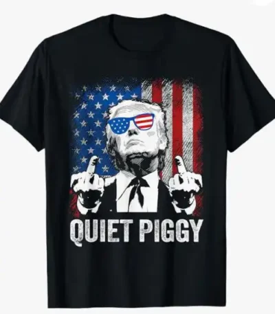 Quiet Quiet Piggy Shirt – Soft Classic Unisex Cotton Tee