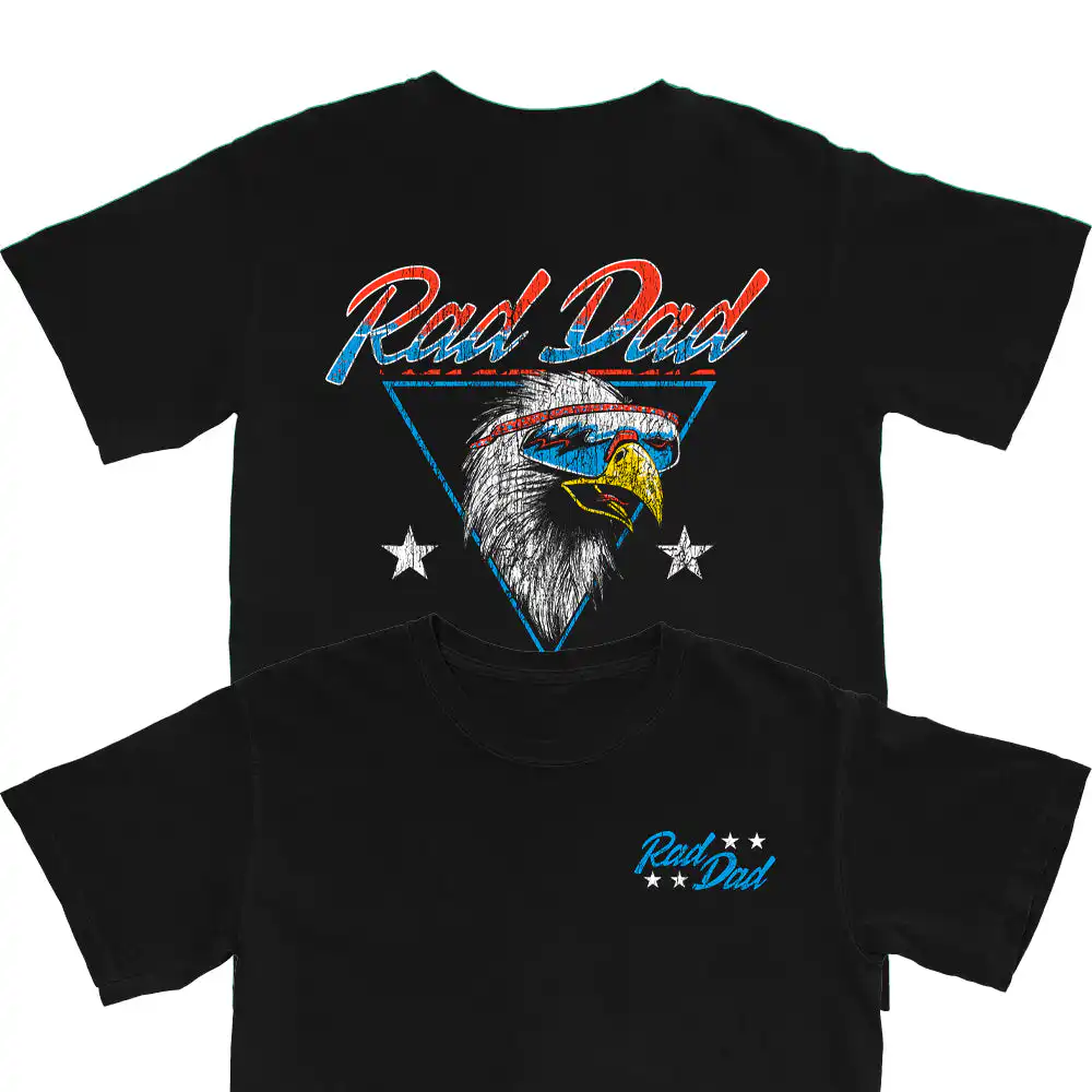 Rad Dad Eagle T Shirt – Soft Cotton Tee for Proud Fathers Rad Dad Eagle T Shirt – Soft Cotton Tee for Proud Fathers