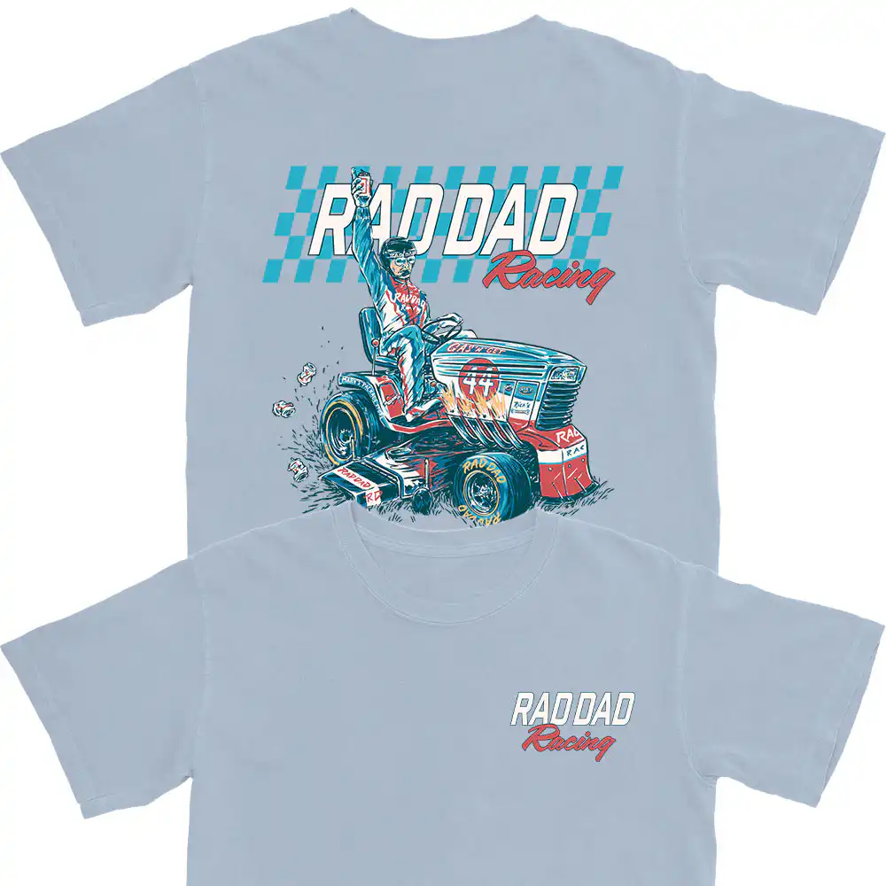 Rad Dad Racing T Shirt – Soft Cotton Tee for Cool Dads Rad Dad Racing T Shirt – Soft Cotton Tee for Cool Dads