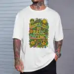 Radicalized by Basic Decency Tee – Vibrant 1960s Style Shirt