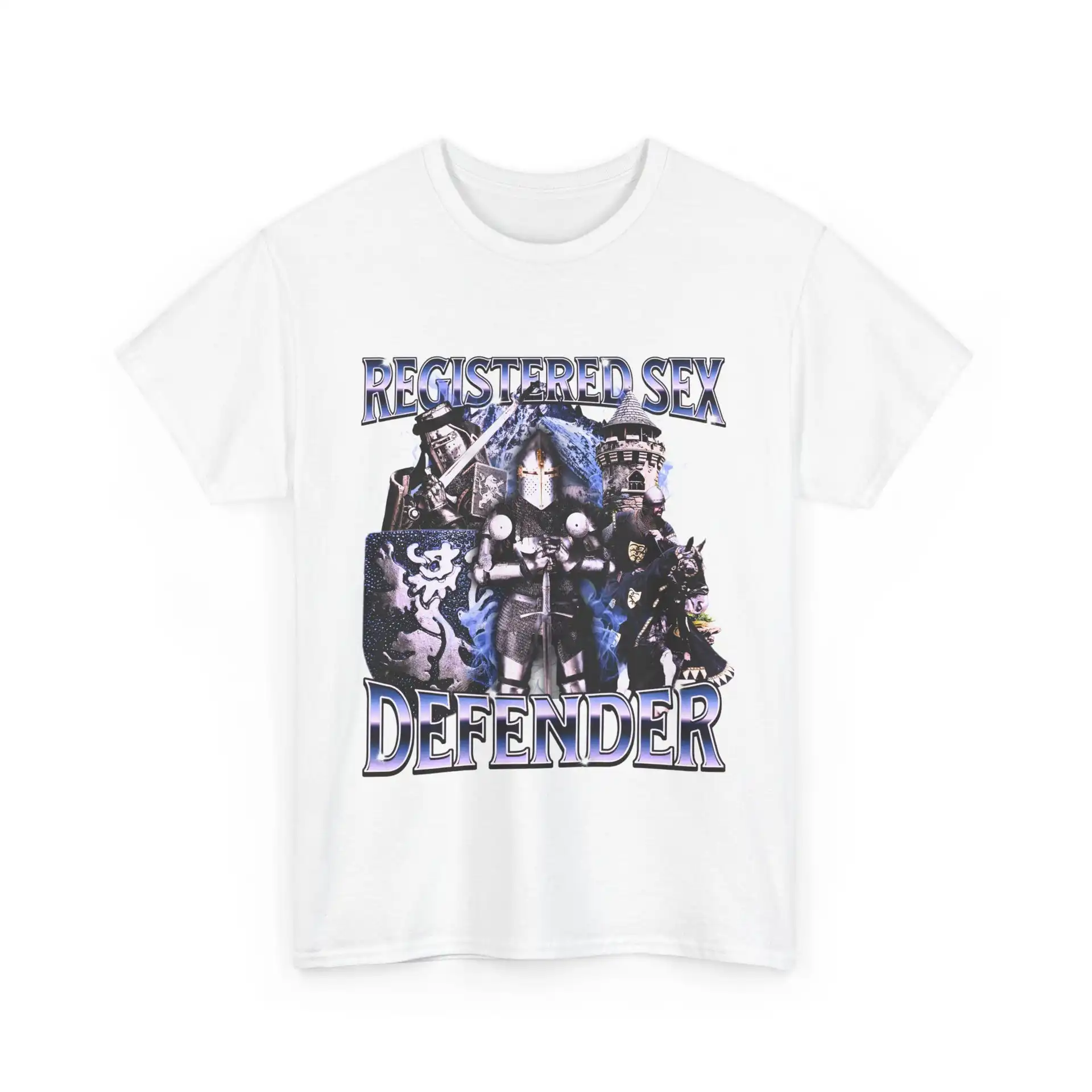Registered Sex Defender Cotton Tee – Classic Unisex Casual Shirt Registered Sex Defender Cotton Tee – Classic Unisex Casual Shirt