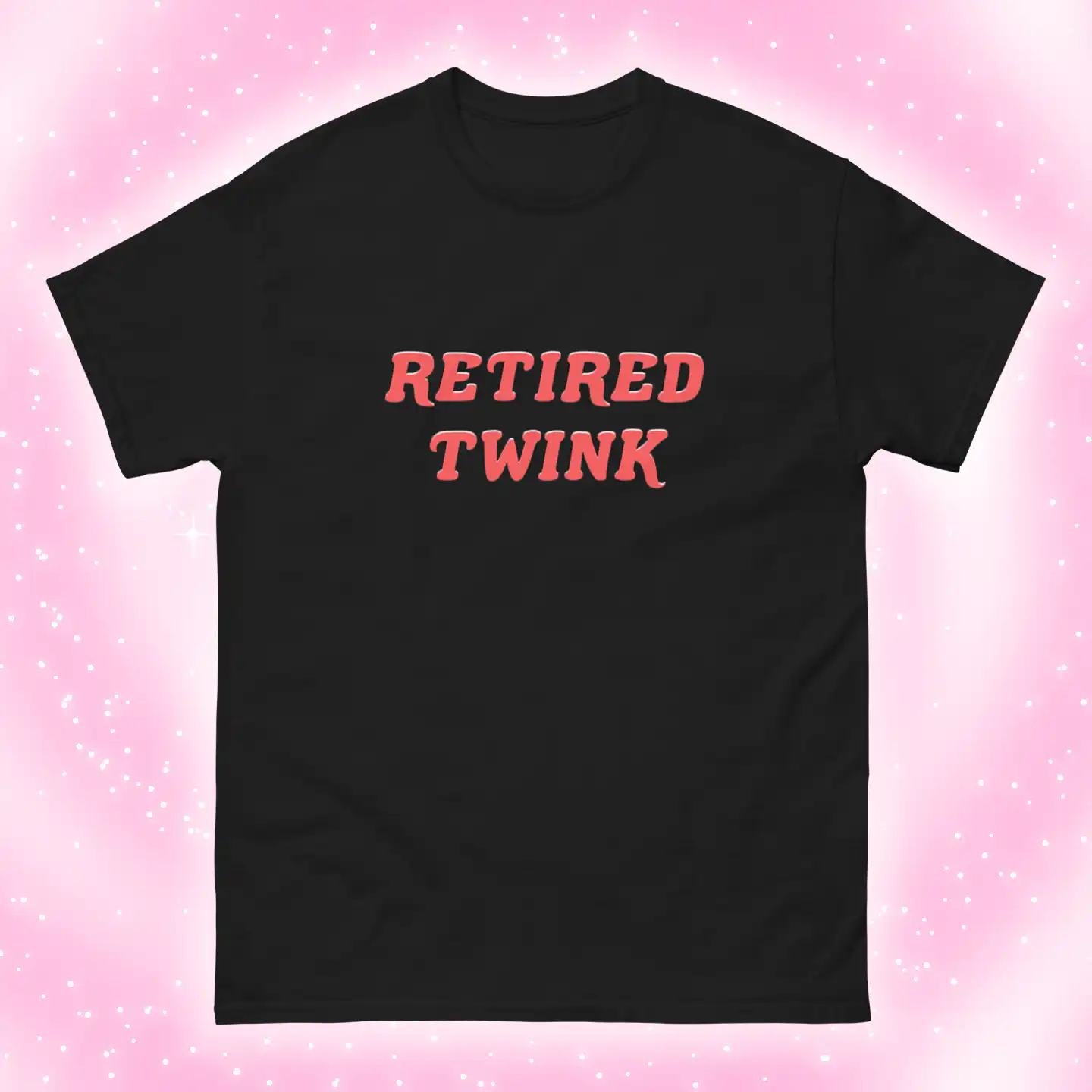 Retired Twink Tee – Playful Cotton Graphic Shirt for All Retired Twink Tee – Playful Cotton Graphic Shirt for All