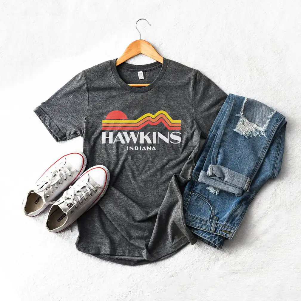 Retro Hawkins Indiana Unisex T-Shirt – Soft & Stylish Tee Retro Hawkins Indiana Unisex T-Shirt – Soft & Stylish Tee