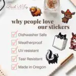 Sassy Cowboy Cat Sticker – Cute Western Gift for Cat Moms