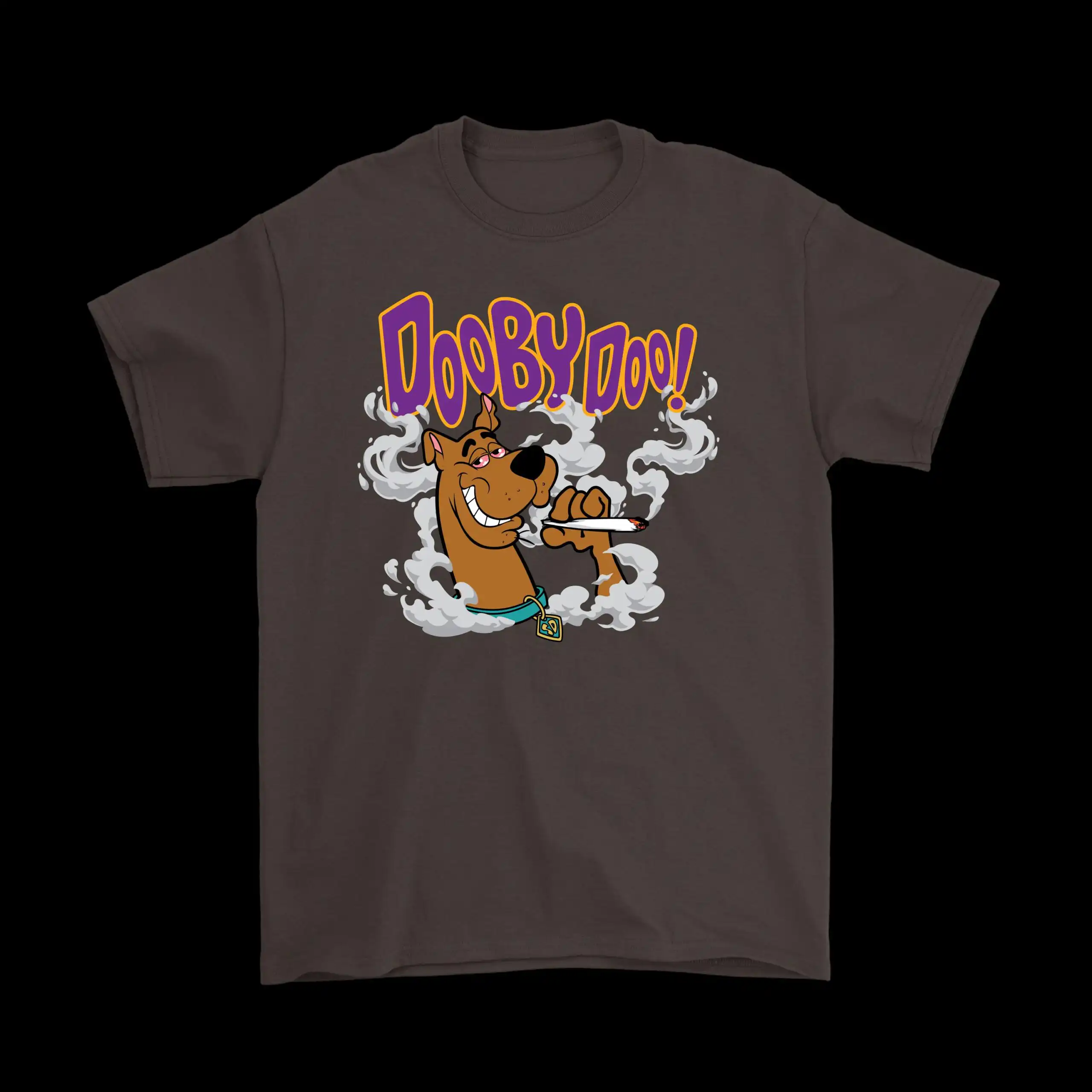 Scooby Dooby Doo Smoking Tee – Fun Cotton Graphic Shirt Scooby Dooby Doo Smoking Tee – Fun Cotton Graphic Shirt