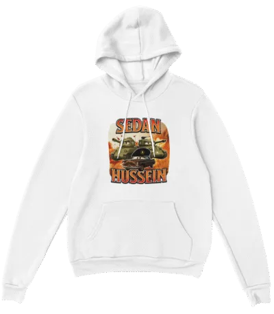 Sedan Hussein Graphic Tee – Fun and Stylish Unisex Shirt