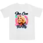 She Can Fix Me T Shirt – Soft Cotton Casual Graphic Tee