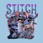 Stitch Alien Experiment 626 Tee – Retro Y2K Cotton Shirt