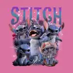 Stitch Alien Experiment 626 Tee – Retro Y2K Cotton Shirt