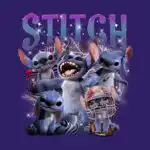 Stitch Alien Experiment 626 Tee – Retro Y2K Cotton Shirt