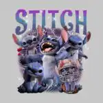 Stitch Alien Experiment 626 Tee – Retro Y2K Cotton Shirt