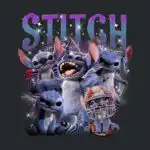 Stitch Alien Experiment 626 Tee – Retro Y2K Cotton Shirt
