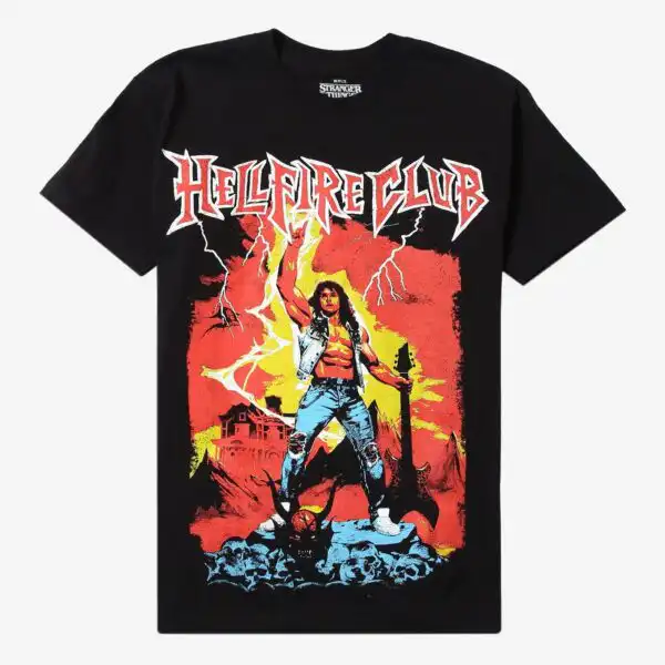 Stranger Things Hellfire Club Tour Tee – Fun Retro Graphic Shirt