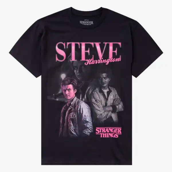 Stranger Things Steve Harrington Tee – Fun Retro Graphic Shirt