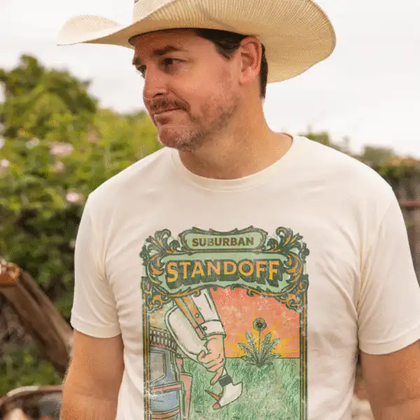 Suburban Standoff T Shirt – Soft Cotton Casual Graphic Tee