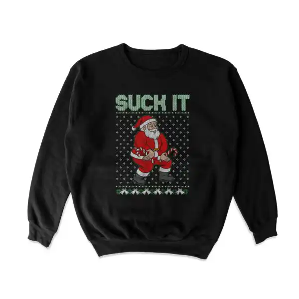 Suck It Crewneck Sweatshirt – Soft Cotton Blend Casual Top