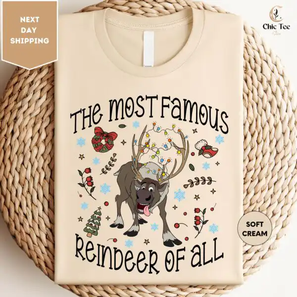 Sven Christmas Reindeer Tee – Fun Holiday Shirt for Kids