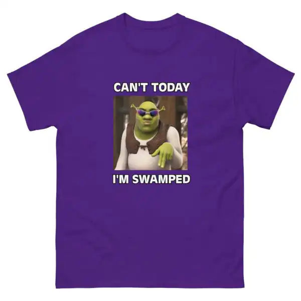 Swamped T-Shirt – Funny Cotton Tee for Comfy Laughs