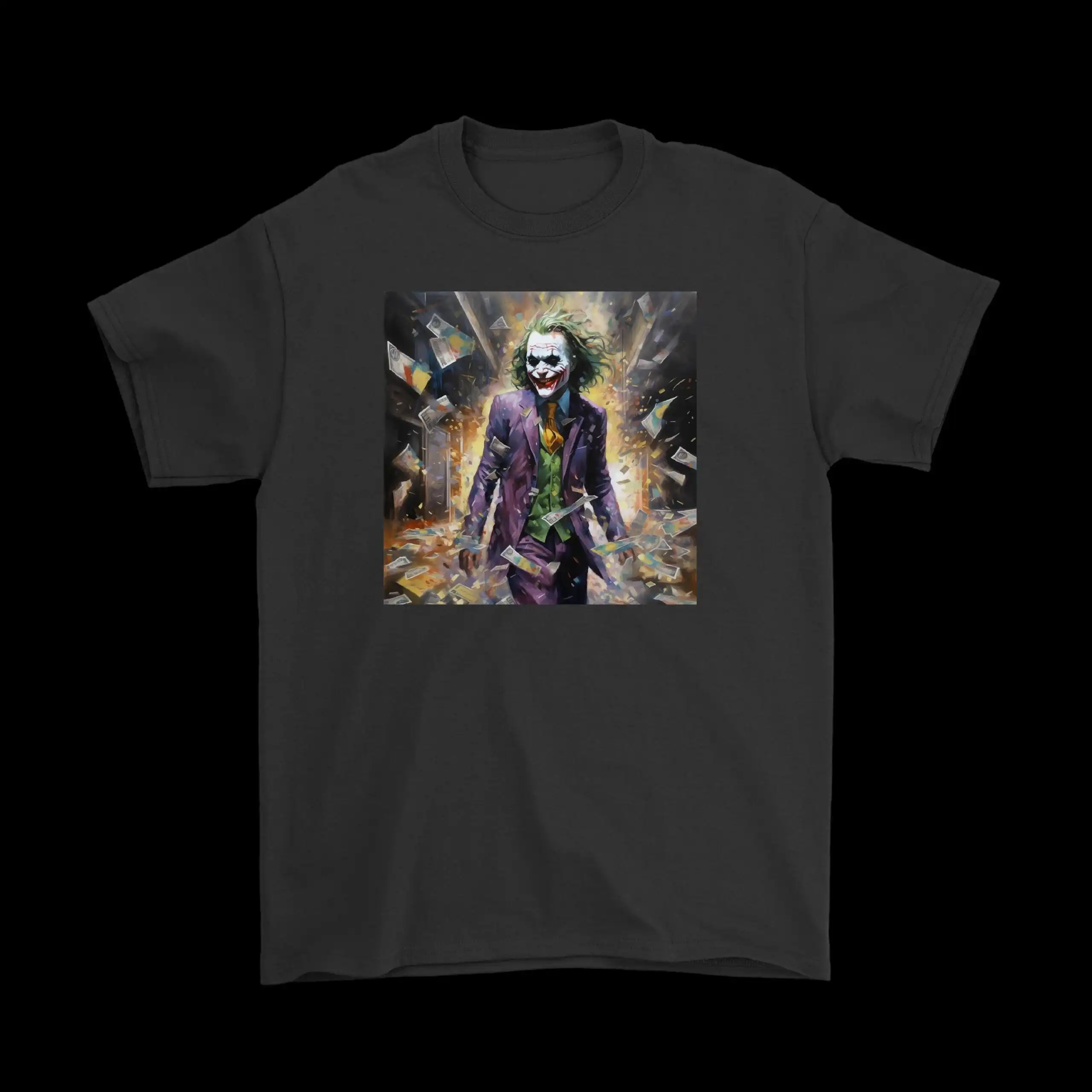 The Joker Robbery Tee – Fun Dark Knight Graphic Shirt The Joker Robbery Tee – Fun Dark Knight Graphic Shirt