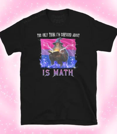 The only thing I'm confused about is math shirt – Epic wizard flag tee