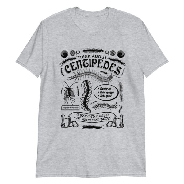 Think About Centipedes Tee – Slim Fit 100% Cotton Shirt